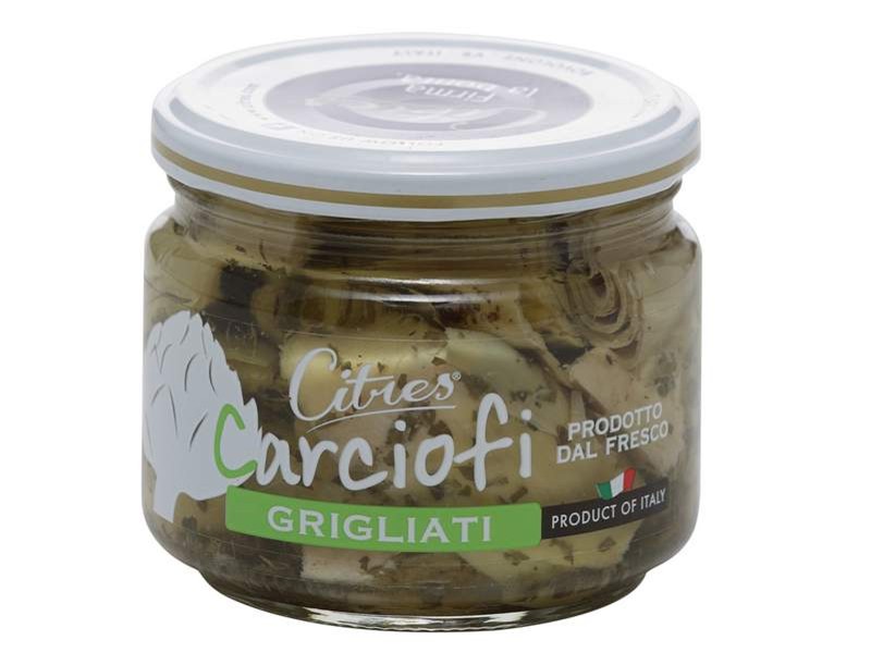 ARTYČOKY GRILOVANÉ SKLO GR.230 CITRES