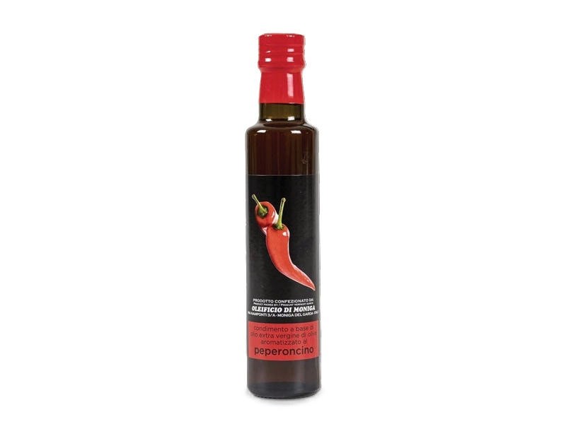 OLEJ OLIVOVÝ S CHILLI ML.250 MONIGA DEL GARDA